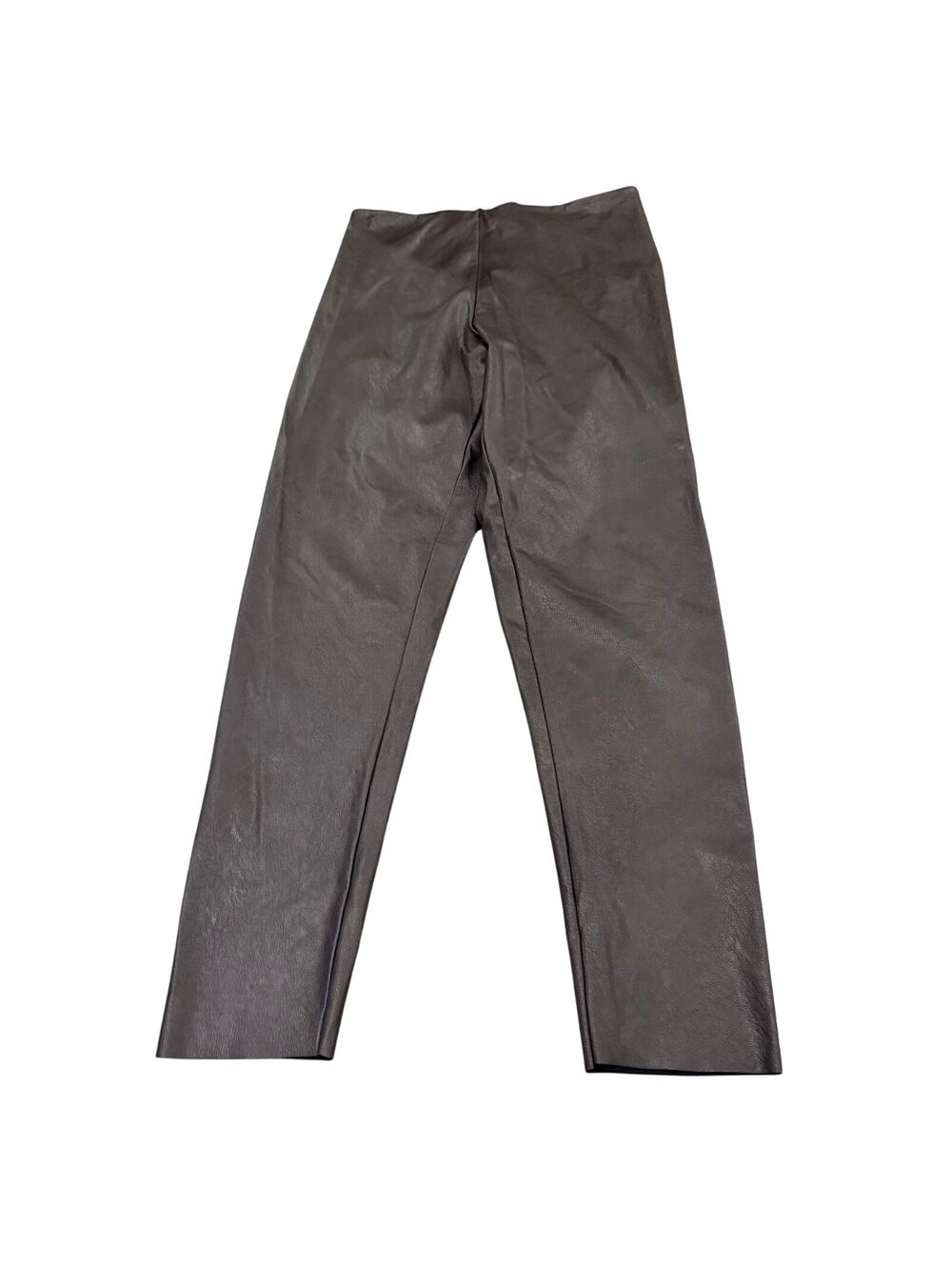 Naked Wardrobe Faux Leahter Straight Dark Brown Pants Size XL